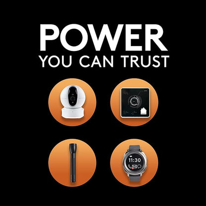 Duracell CR123A 3V Lithium Battery, 4 Count (Pack of 1), 3 Volt High Power for Home Safety, Security Devices, Flashlights, Smoke Alarms, Home Automation