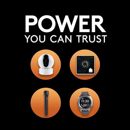 Duracell CR123A 3V Lithium Battery, 6 Count (Pack of 1), 3 Volt High Power for Home Safety, Security Devices, Flashlights, Smoke Alarms, Home Automation