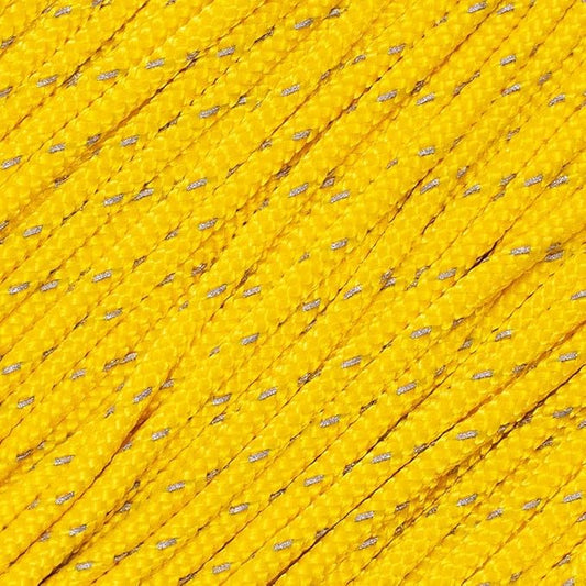 West Coast Paracord – 95 Tensile Strength - 1 Strand Reflective Paracord (50 Feet, Yellow)