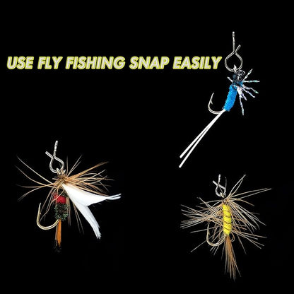 Alwonder 150-Pack Fly Fishing Snaps Twist Clips, 3/5 Sizes Stainless Steel Quick Change Lure Snaps No Knot Clip Quick Snap Fast Snap Lure Connector for Jigs Lures Fishing Clips Swivels Terminal Tackle