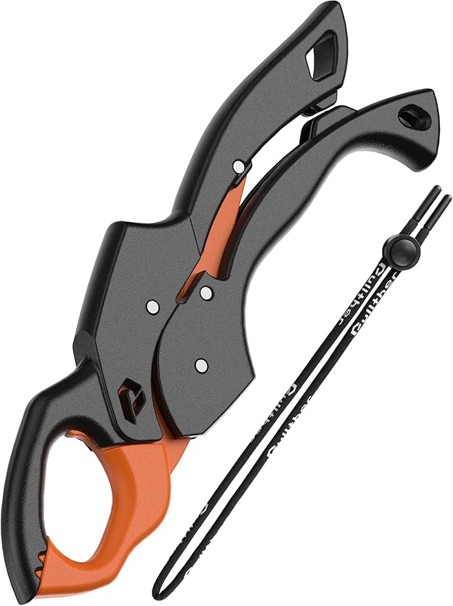 Fish Gripper 9.2",Fish Grabber Tool with Lanyard,Fish Holder for Saltwater