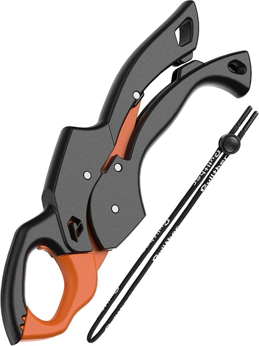 Fish Gripper 9.2",Fish Grabber Tool with Lanyard,Fish Holder for Saltwater