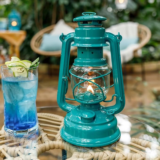 Baby Special 276 Hurricane Lantern in 21 Colours (Teal Blue)