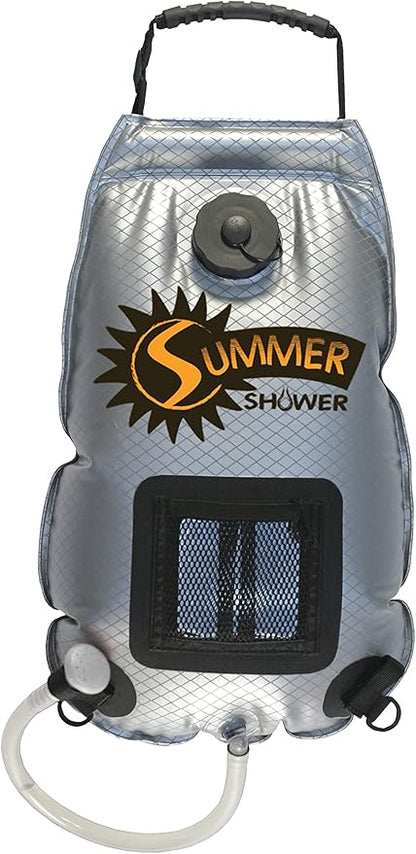ADVANCED ELEMENTS - Summer Shower/Solar Shower - Different Capacity - Shower Head - Reflective Mirror - Fill Valve - Black or Silver