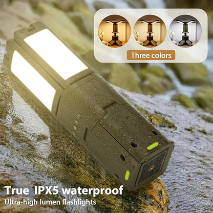 Telescopic Camping Lights Rechargeable 14000 mAh Rechargeable Magnetic Camping Lights,Telescopic Camping Lantern IPX5 Waterproof Flashlights, Outdoor Lights for Camping,Hiking