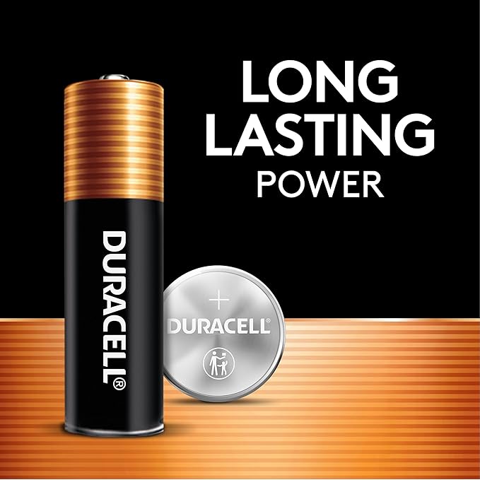 Duracell CR123A 3V Lithium Battery, 4 Count (Pack of 1), 3 Volt High Power for Home Safety, Security Devices, Flashlights, Smoke Alarms, Home Automation