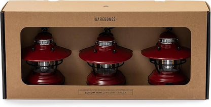 Barebones Edison Mini Vintage Adjustable LED Compact Outdoor Lantern - Essential Gear for Camping, Hiking, Fishing, Tents and Outdoor Adventures