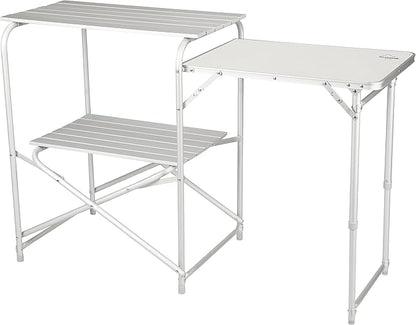Camping Roll Top Kitchen Made from Weather-Resistant Aluminum (by Caddis Sports)