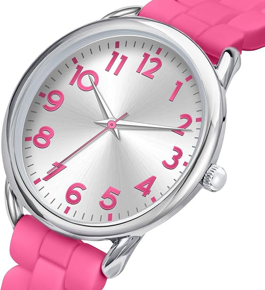 35MM Women's Watch Big Face Easy Reader Water Proof