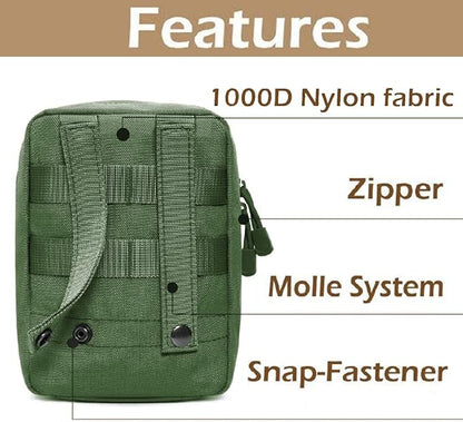First Aid Pouch EMT IFAK Medical Pouchs, Tactical MOLLE Utility Pouch