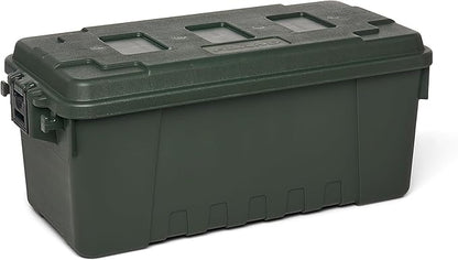 Plano Sportsman Trunk, OD Green, Medium, Lockable Storage Box, Airline Approved Sportsman Trunk, Hunting Gear and Ammunition Bin, Heavy-Duty Containers for Camping, 68-Quart