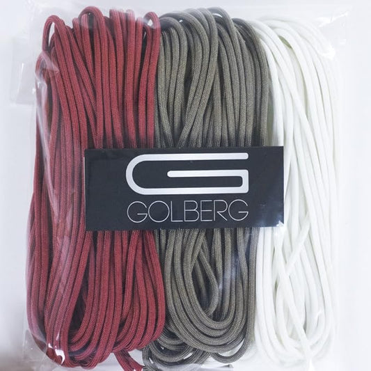GOLBERG 750lb Paracord/Parachute Cord – Mil-Spec Type IV 750 lb Tensile Strength – Mil-C-5040-H – 100% Nylon