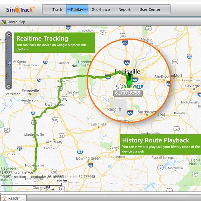 SinoTrack 4G Mini GPS Tracker Device for Vehicles - Real-Time Car Tracking Vehicle Device Locate with No Monthly Fee, Route History & Geo-Fence Alerts for Cars, Trucks, Motorcycles & Fleets