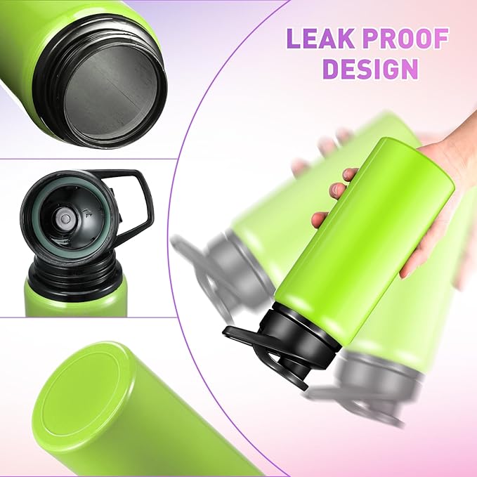 10 Pieces 20oz Reusable Aluminum Water Bottles Bulk Multicolor Outdoor Sports Water Bottles for Travel, Gym, Hiking, Cycling, Camping, Fishing, Snap Lid(Macaron Color)
