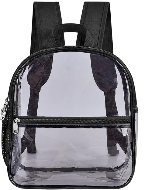 USPECLARE Clear Backpack for Stadium Approved 12×6×12, Water proof Clear Bag for Stadium Events and Concert Work Sport Event