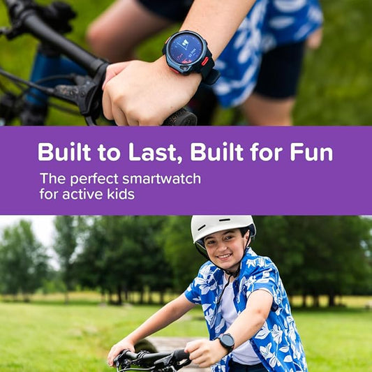 myFirst Fone R2 Kids Smartwatch with eSIM Video Calls Messaging Real-Time GPS Tracking SOS Button Safety Alerts Music Player Ages 5-12, for USA & Canada Gift for Boys & Girls (Mixed Berries)