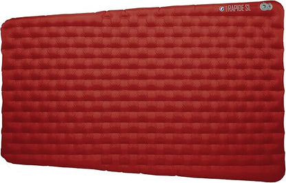 Big Agnes Rapide SL - Insulated Sleeping Pad, Ultralight, All Season Compact Backpacking and Hiking, Pumphouse Sack Included, Orange, 50x78 Tapered