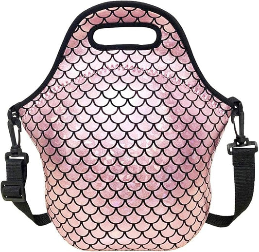 YOUDA Insulated Lunch Bag Neoprene Shoulder Lunch Tote Boxes Bags for Women Men Work Office Outdoor Picnic Travel