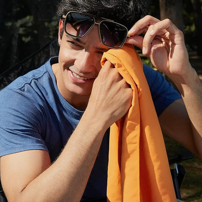 Rainleaf Microfiber Towel Perfect Travel & Gym & Camping Towel. Quick Dry - Super Absorbent - Ultra Compact - Lightweight. Suitable for Trip, Beach, Shower, Backpacking, Pool