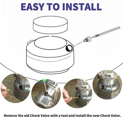 Compatible Check Valve for Coleman Lantern & Stove Parts – Replacement Valve for Fuel & Gas Lanterns, Stoves – Fits Models 295, 285, 200A195, 228D,288,639,530 & More ﻿