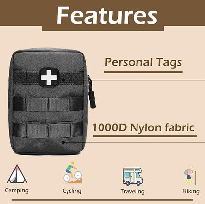 First Aid Pouch EMT IFAK Medical Pouchs, Tactical MOLLE Utility Pouch