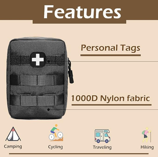 First Aid Pouch EMT IFAK Medical Pouchs, Tactical MOLLE Utility Pouch