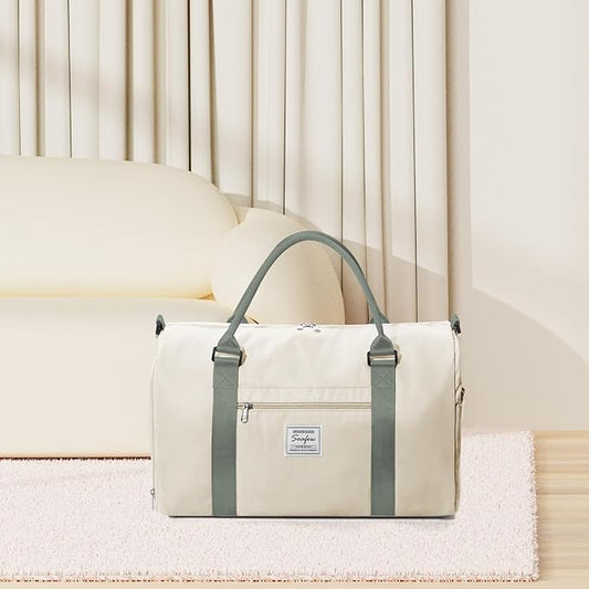 Gym Bag Womens,Travel Duffel Carry on Bag Sport Tote Bag Weekend Overnight Bag