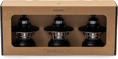 Barebones Edison Mini Vintage Adjustable LED Compact Outdoor Lantern - Essential Gear for Camping, Hiking, Fishing, Tents and Outdoor Adventures