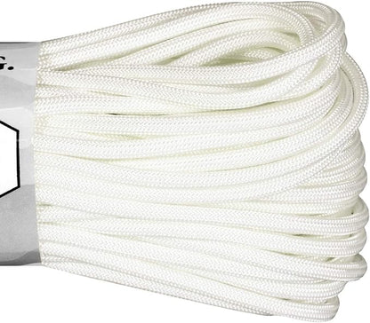 Atwood Rope MFG 550 Paracord 300 Feet 7-Strand Core Parachute Cord (White)