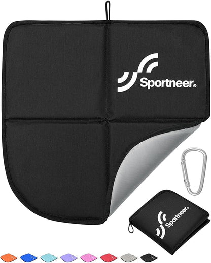 Sportneer Sitting Pad, Sit Pads for Backpacking Portable Camping Sit Pad Waterproof Folding Pad Stadium Seat Pad for for Camping Picnics Hiking