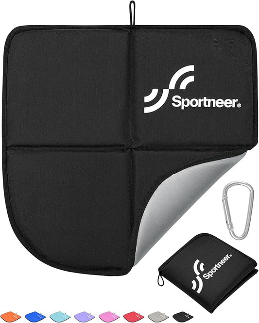 Sportneer Sitting Pad, Sit Pads for Backpacking Portable Camping Sit Pad Waterproof Folding Pad Stadium Seat Pad for for Camping Picnics Hiking