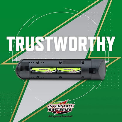 Interstate Batteries AA Alkaline Battery (200 Pack) All-Purpose 1.5V High Performance Battery - Workaholic (DRY7001)