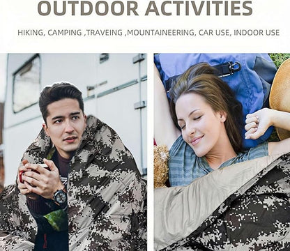 Sleeping Bags for Adults，Lightweight Waterproof Compact Sleeping Bag with Stuff Sack for Warm Camping Cold Hiking Traveling Outdoor Activities
