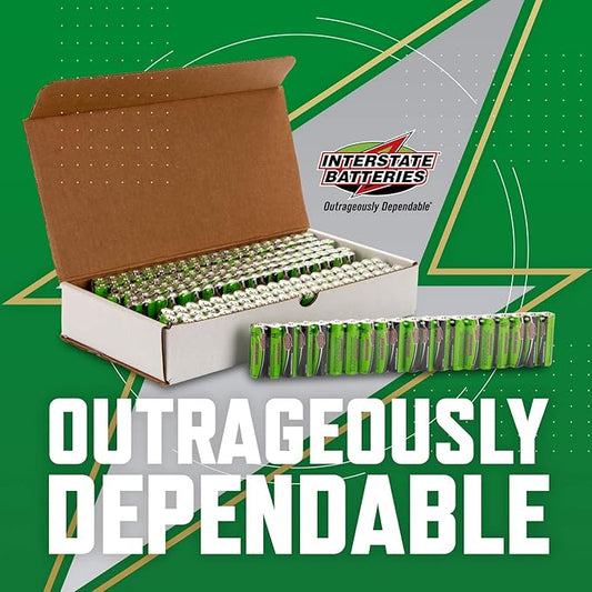Interstate Batteries AA Alkaline Battery (200 Pack) All-Purpose 1.5V High Performance Battery - Workaholic (DRY7001)