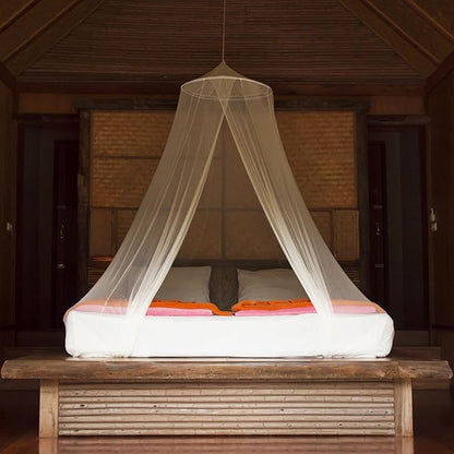 Mosquito Net for Single to King-Sized Beds – 2 Openings or Fully-Enclosed Bed Canopy – Conical Design for Decoration or Travel – Free Bag & Hanging Kit for Easy Setup