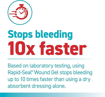 Wound Gel (2 Tubes) | Stops Bleeding in Seconds | FSA HSA Eligible | Ideal for Cuts, Scrapes and Razor Nicks for Emergency First Aid Supplies