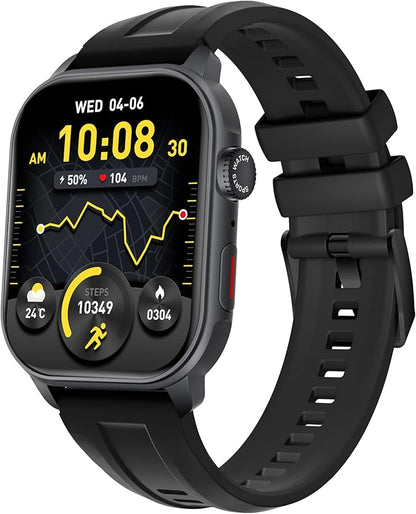 Smart Watch For Men Women: 1.96" AMOLED Touchscreen,GPS Tracker,Waterproof Make/Answer Call Smart Watches,Sleep & Activity Tracking,multiple Sport Modes,Digital Running Watches for iPhone Android iOS