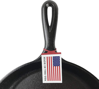 Lodge 3.5 Inch Cast Iron Pre-Seasoned Skillet – Signature Teardrop Handle - Use in the Oven, on the Stove, on the Grill, or Over a Campfire - Black
