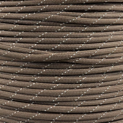 Reflective 550lb Paracord – 7 Strand Type III Nylon Parachute Cord for Hiking, Camping, and Fishing – 30+ Colors and 6 Length Options