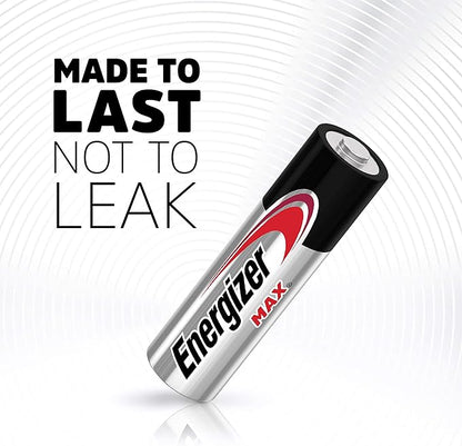 Energizer AA and AAA Batteries, 48 Count, Combo Pack Contains 24 Max Double A and 24 Max Triple A Batteries