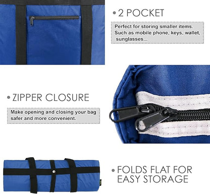 BeeGreen Insulated Cooler Bag Leakproof Freezer Shopping Tote for Groceries Thermal Food Delivery Bag