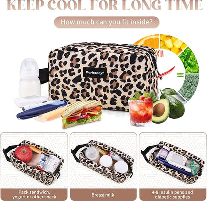 Freezable Lunch Bag,Freezable Snack Bag,Mini Cooler Bag for Travel/Work/School,Small Insulated Bag,Small Cooler Lunch Box with Ice Packs,Insulated Snack Bag,Freezable Snack Box with Handle Buckle