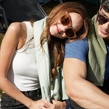 Rainleaf Microfiber Towel Perfect Travel & Gym & Camping Towel. Quick Dry - Super Absorbent - Ultra Compact - Lightweight. Suitable for Trip, Beach, Shower, Backpacking, Pool