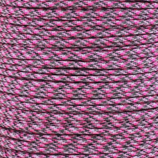 Reflective 550lb Paracord – 7 Strand Type III Nylon Parachute Cord for Hiking, Camping, and Fishing – 30+ Colors and 6 Length Options