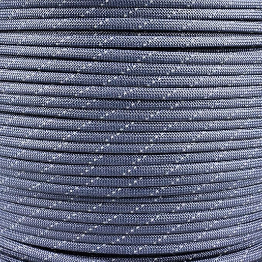 Reflective 550lb Paracord – 7 Strand Type III Nylon Parachute Cord for Hiking, Camping, and Fishing – 30+ Colors and 6 Length Options
