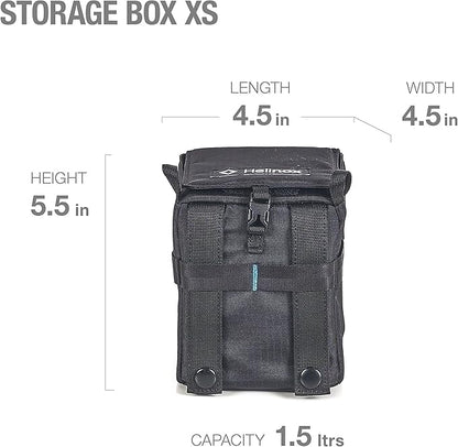 Helinox Storage Box Accessory and Gear Organizer, XS (4.5 x 4.5 x 5.5)