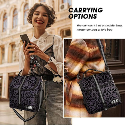 VLM Lunch Box for Women, Insulated Lunch Bag Women with Adjustable Shoulder Strap, Cute Lunch Tote Bag for Work,Picnic,Camping
