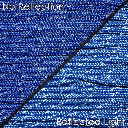 West Coast Paracord – 95 Tensile Strength - 1 Strand Reflective Paracord (1000 Feet, Royal Blue)