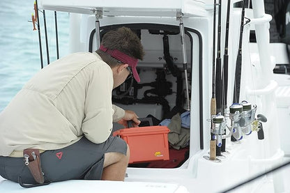 Plano 1312 Dry Storage Emergency Marine Box, Orange