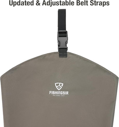 Hip Waders Waterproof Hip Boots Cleated 2-Ply Nylon/PVC Fishing Hip Wader